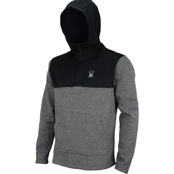 Spyder Men's Racer Quarter Zipper Pullover Hoodie size large - Picture 1 of 6